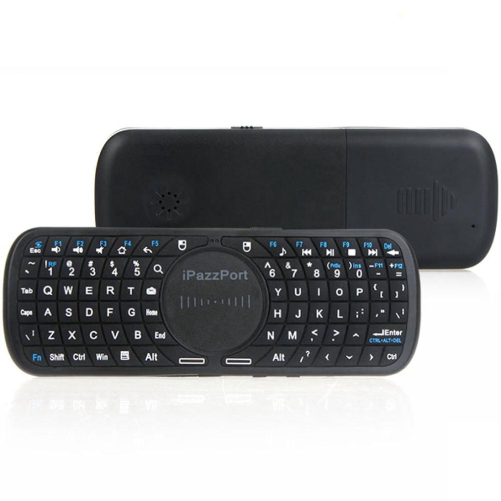 1pcs iPazzPort 2.4G Mini Wireless Keyboard for PC Android Smart TV Box LED Light