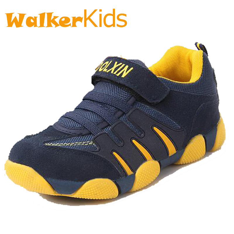 New autumn 2014 children shoes genuine leather boys shoes fashion light girls shoes breathable child sport boys sneakers