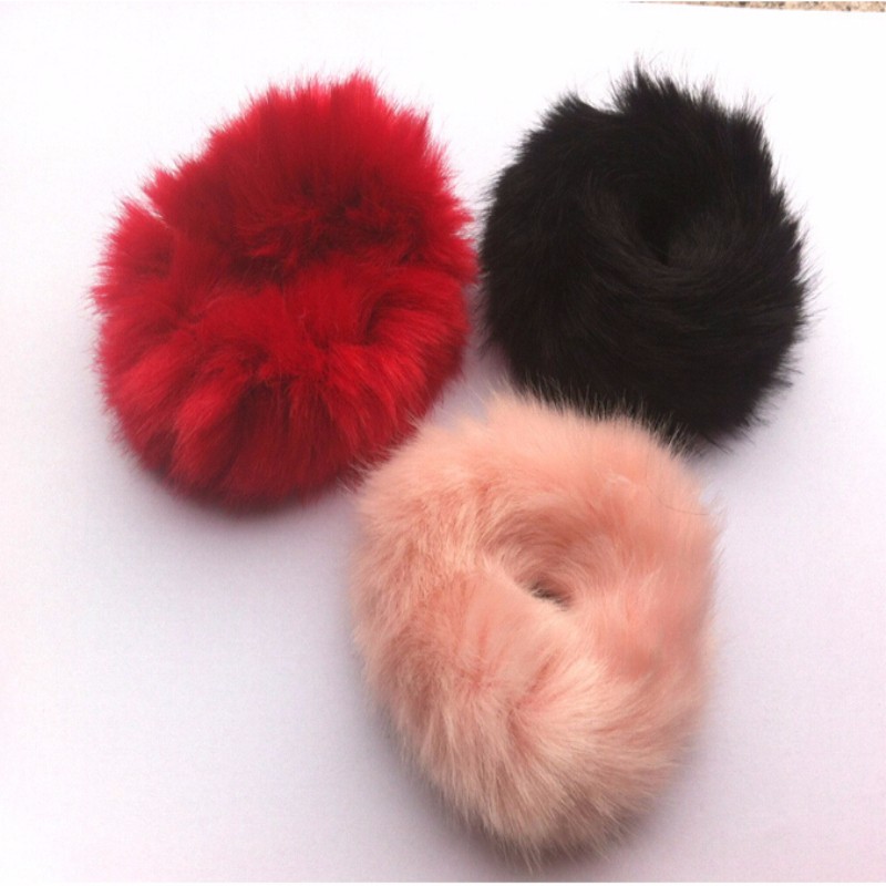1PC-Rabbit-Fur-Hair-Band-Elastic-Hair-Tail-Holder-Rubber-Head-bands-Women-Hair-Accessories-Cute