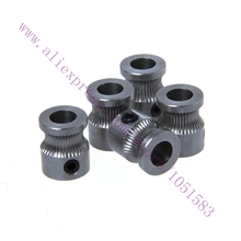 3PCS Newest ID 5mm OD 9mm MK8 stainless steel extrusion gear For Reprap Makerbot 3d printer 1.75/3.0mm filament