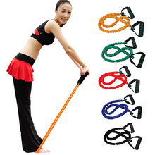 Latex Expanders Yoga Resistance Fitness Band Tube Home Gym Pilates Training Exercise Elastic Pull Rope Band
