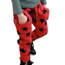 Baby Toddler Stylish Stars Pants Pattern Cotton Pants Fashion Casual Sports Trousers