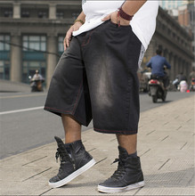 Mens Shorts Plus Size 30-46 100% Cotton Baggy Jeans Shorts Men Leisure Denim Shorts For Big And Tall Men Jogger Shorts
