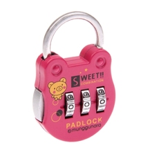 Mini Luggage Security Lock Portable 3 Digits Combination Lock Backpack Padlock Pink Home Care Tools Lock Free Ship