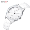 2016 New Luxury Brand LONGBO Mens Women Ceramic Watch Fashion Geneva Couple Watches Male Quartz Wrist