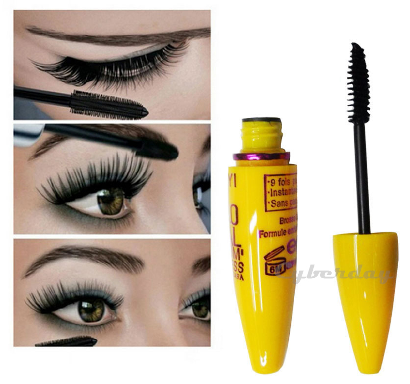 2015 New arrival brand Eye Mascara Makeup Long Eyelash Silicone Brush Curving Lengthening Colossal Mascara for