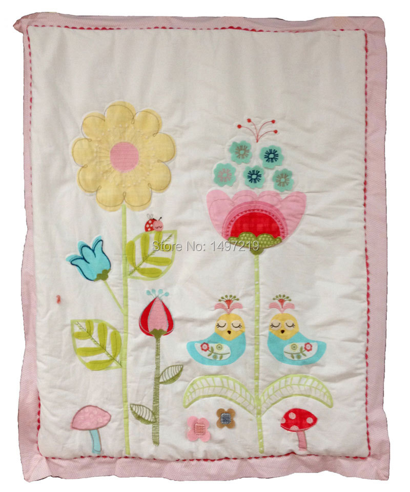 PH143 embroidery crib comforter sets (4)