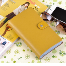 90 Slots Genuine Leather Business Credit Card Holder Case Women Men card holder wallet Card Package