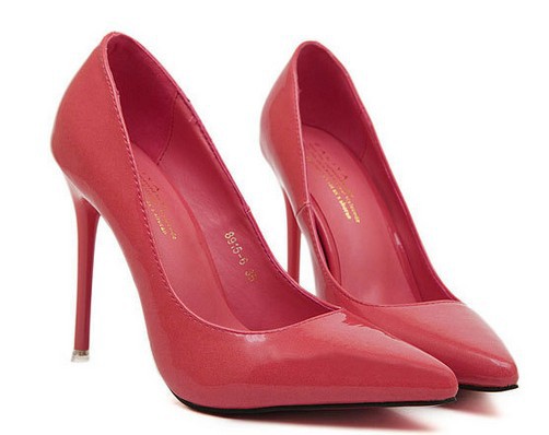 Sexy Women Dress Shoes Color Red Bottom Shoes High Heels Pumps ...