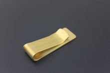 Edc Stainless steel coin gold copper money clips metal metallic hollow holder for mens money purse
