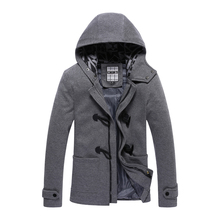 2015 Newest  England Style Men Jackets  Original Design Men’s Clothing Sweatshirt Winter Hoodie Men Black Cloak Outerwear WZX681