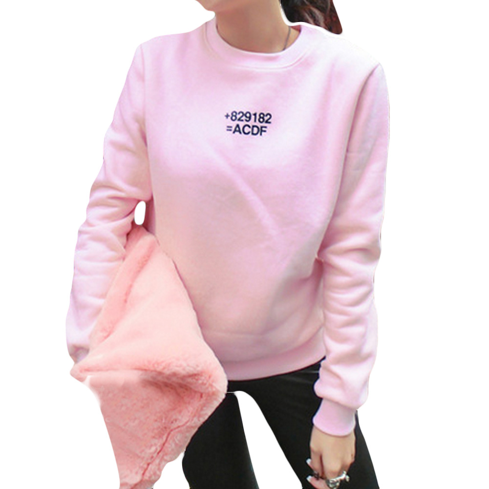 Long sleeveACDFSuper pink sweater-Japanese women\'s sweater.2