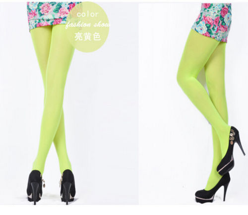 FD1122-Womens-Footed-Tights-Thick-Opaque-Stockings-Pantyhose-Leggings-Candy-Sock