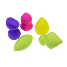 5 PCS Multi Shape Makeup Foundation Sponges Blender  Blending Cosmetic Puff Flawless Powder Smooth Beauty Make Up Tool