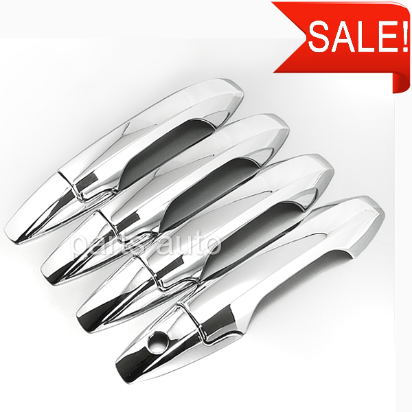 8x FOR HONDA CRV CR V 2007 2009 CHROME DOOR HANDLE COVER TRIMS
