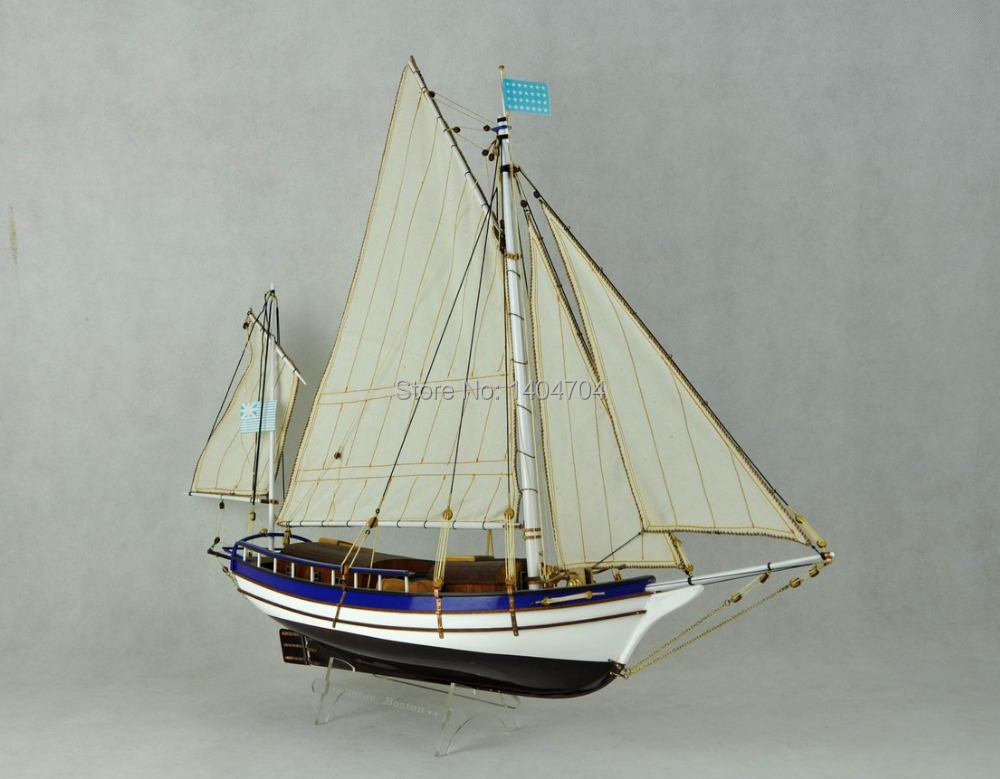 wooden sail boat Ship model kits the SPARY Boston modern sailing boat 