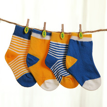 0~24 Month Popular 4 Pairs Socks Set Pure Cotton Baby Boys and Girls Socks Cotton Socks Newborn