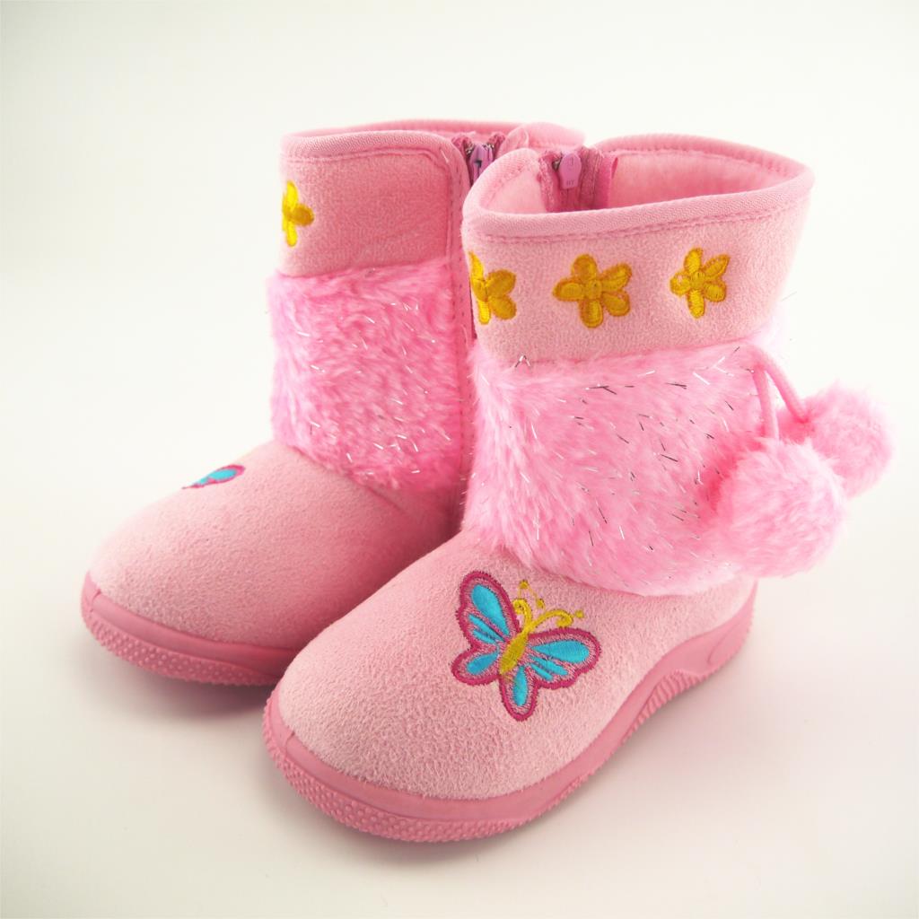 2015 New Coming Kids Princess Winter boots Girls Baby Toddler Shoes Children Boat Snow Boots Ball Rhinestone
