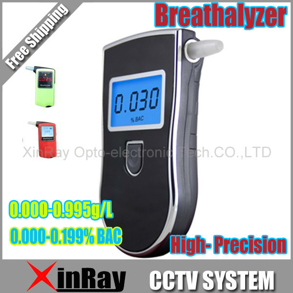 2015 NEW Hot selling Professional Police Digital Breath Alcohol Tester Breathalyzer AT818 Free shipping Dropshipping