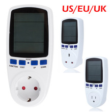 High Quality 230V16A EU/US/UK Plug LCD Digital Energy Power Meter/ Wattmeter /Voltage meter / amper meter monitor BIG PROMOTION