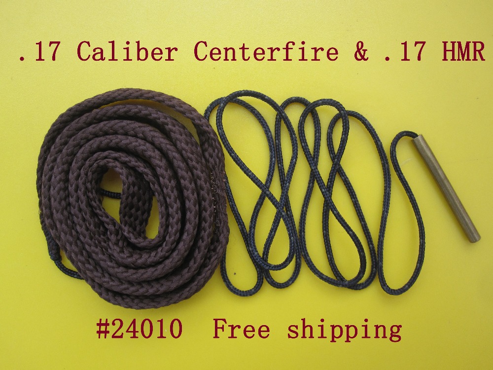 Free shipping Cleaning 24010 17 cal Centerfire 17 HMR Rifle Snake Guns Sling Cleaner Tactical Hunting