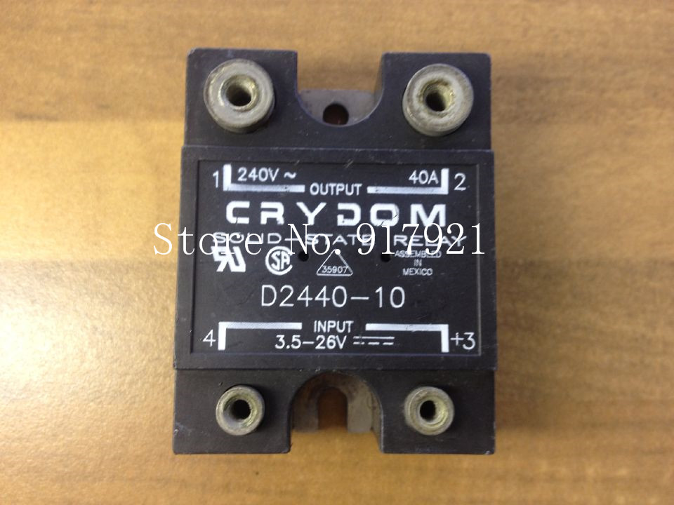 Фотография [ZOB] The original Crydom D2440-10 40A solid state relay imports up to 240V3.5-26V  --2pcs/lot