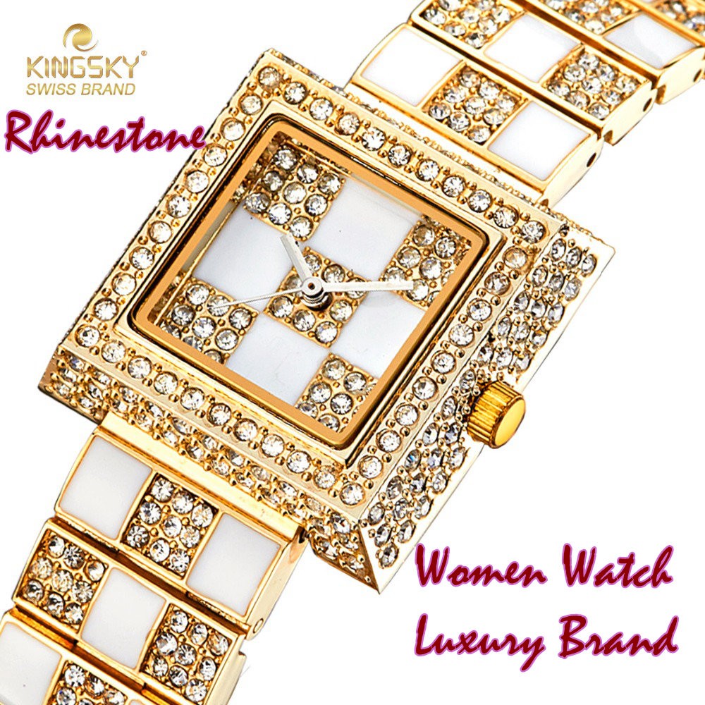 Rhinestone Women Watch Luxury Brand