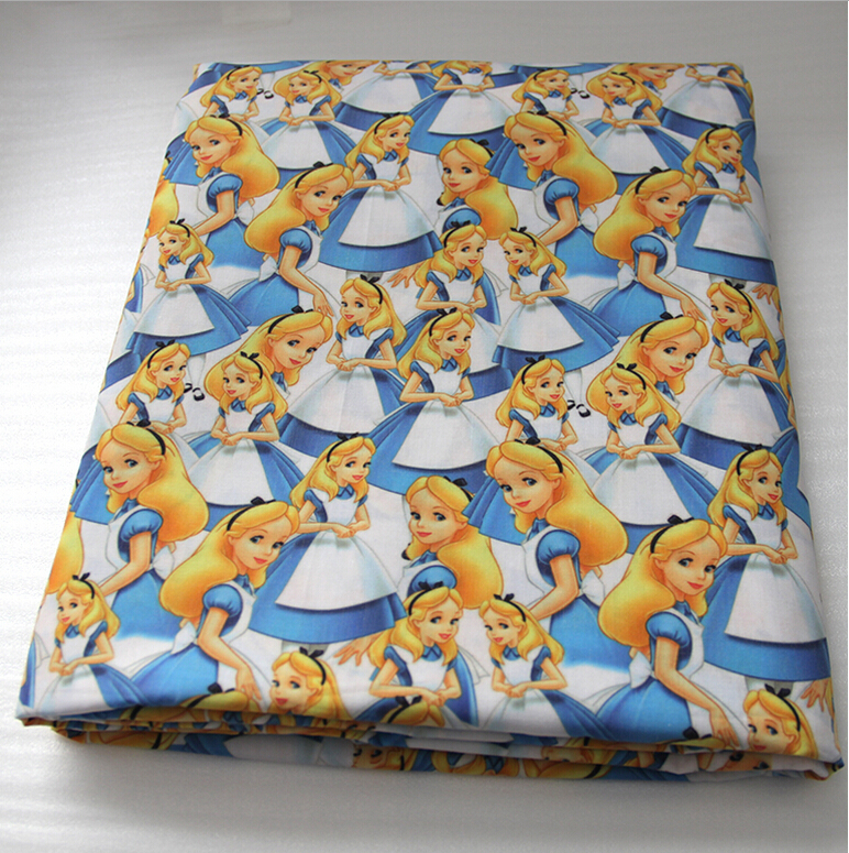 42190 50*147cm Cartoon fabric patchwork printed cotton fabric for Tissue Kids Bedding home textile