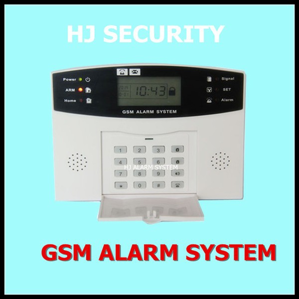 Best selling 100 wireless 8 wired,LCD screen,quad band,Support English,Russian,Spanish,French home gsm sms security alarm system3