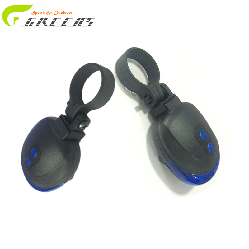 Bike Light 5 LED 2 Laser Beam Bicycle Cycling Tail Rear Light Safety 2016 Waterproof Solar Power Bike Bicycle Rear Light Lamp