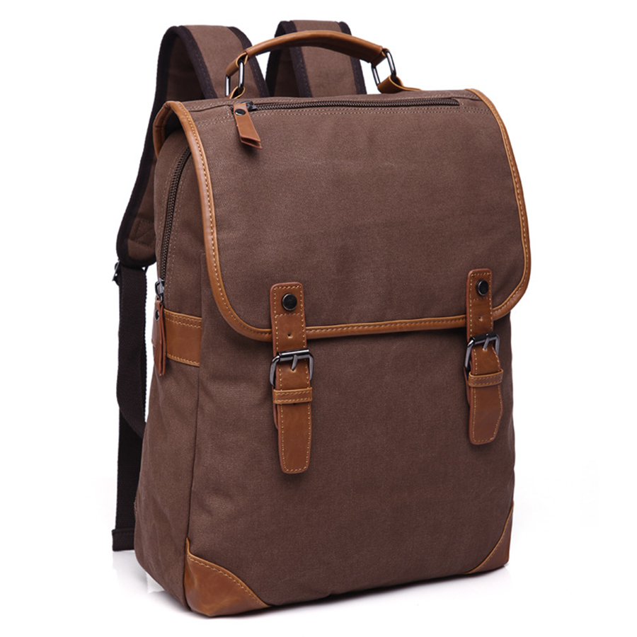 2016 New Retro Backpack Student School Bag Computer Laptop Bags Business Fashion Double Shoulder Travel Bags For Men Women Bag