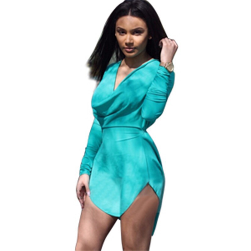 2015 New summer dress fashion long sleeve bodycon dress sexy bandage dresses summer style black women dresses hot CD1096 (2)