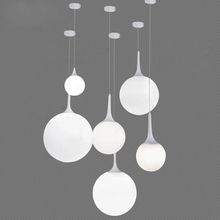 Modern Designer Bedroom Pendant Lights 15/40cm Beaver White Glass Abajur Pendant Lamp Fixtures For Restaurant Coffee Hanglamp
