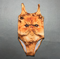 2016 Kitty skirt swimsuit girls kids swim suit Maillot new models with Briefs Bottom Pink Juniors