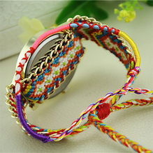 New Luxury Fashion Dreamcatcher Friendship Bracelet Watches Women Braid Dress Watches Jewelry novel design Relogios