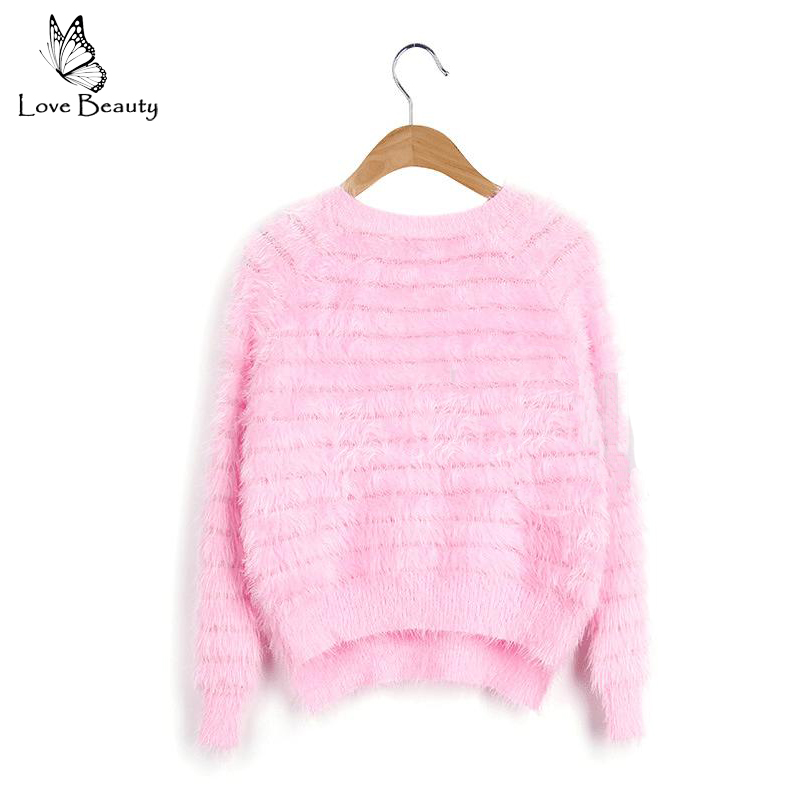 New 2015 Winter Free Shipping 8 Colors Crew Neck Warm Winter Women Mohair Sweater Pullover Solid Women Sweaters EPSW80016