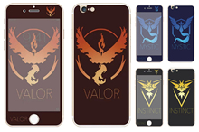 Tempered Glass film Screen Protector front+back cover for iPhone 6 case 6S 6 Plus 6s plus mystic/valor/instinct design