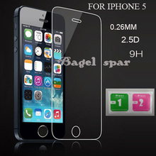 For iPhone 5 s Tempered Glass for iPhone 5s 5 s Screen Protector for iPhone 5c 5 C Explosion proof 2.5D 0.26mm Tough Screen Film
