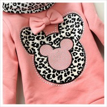 girls sweater baby leopard turtleneck pullover kids sweaters girls minnie thick shirt children winter coat baby