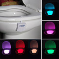 8 Color Bathroom Toilet Night Light LED Body Motion Activated Seat Sensor Lamp with Color Setting
