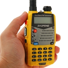 Yellow Color BAOFENG UV 5RA Professional Dual Band Transceiver FM Two Way Radio Walkie Talkie Transmitter