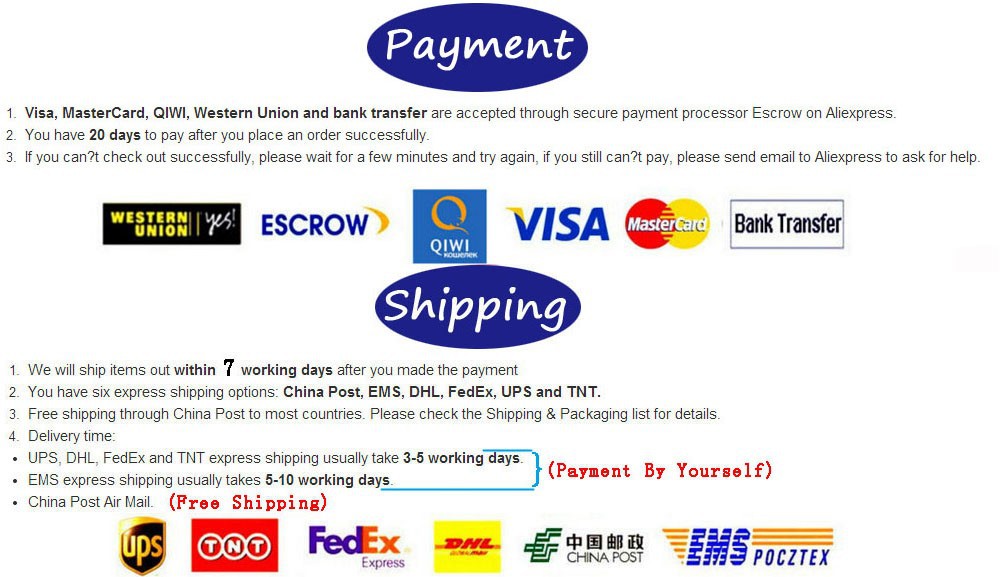 payment&shipping