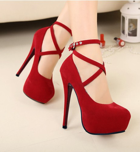 Aliexpress.com : Buy Big Size 34 42 Red Bottom High Heels Women ...