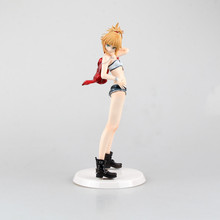Anime Fate/stay night 25CM Red Saber Mordred PVC Action Figure Brinquedos Collectible Model Toy Christmas Gift