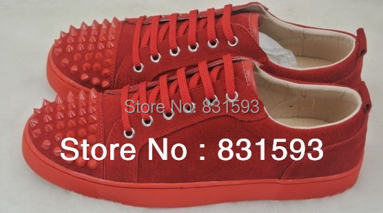 Aliexpress.com : Buy red bottom shoes for men spike cheap name ...