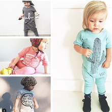 2016 Fashion Ins Hot Bobo Choses Baby Summer Clothes Boys Girls Clothingjumpsuit Infantil Kikikids Rompers Baby Onesie Costume