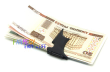 Matte Black Batman Money Clip Magnetic Folding Card Metal Holder Wallet Christmas Gift