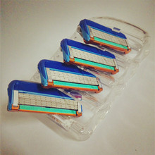 Free Shipping 4PCS/lot High Quality brand Blade for gilett Fusione original shaving razor blades for gilete men Standard for all