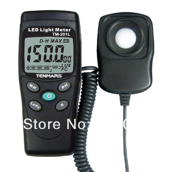 Здесь можно купить  Digital Light Level Meter 200,000 Lux measure White LED Luxmeter Tenmars TM-201L  Инструменты