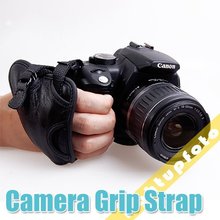 Pro Camera accessories Genuine Leather Hand Grip Wrist Strap for DSLR Camera Photo Studio Accessories